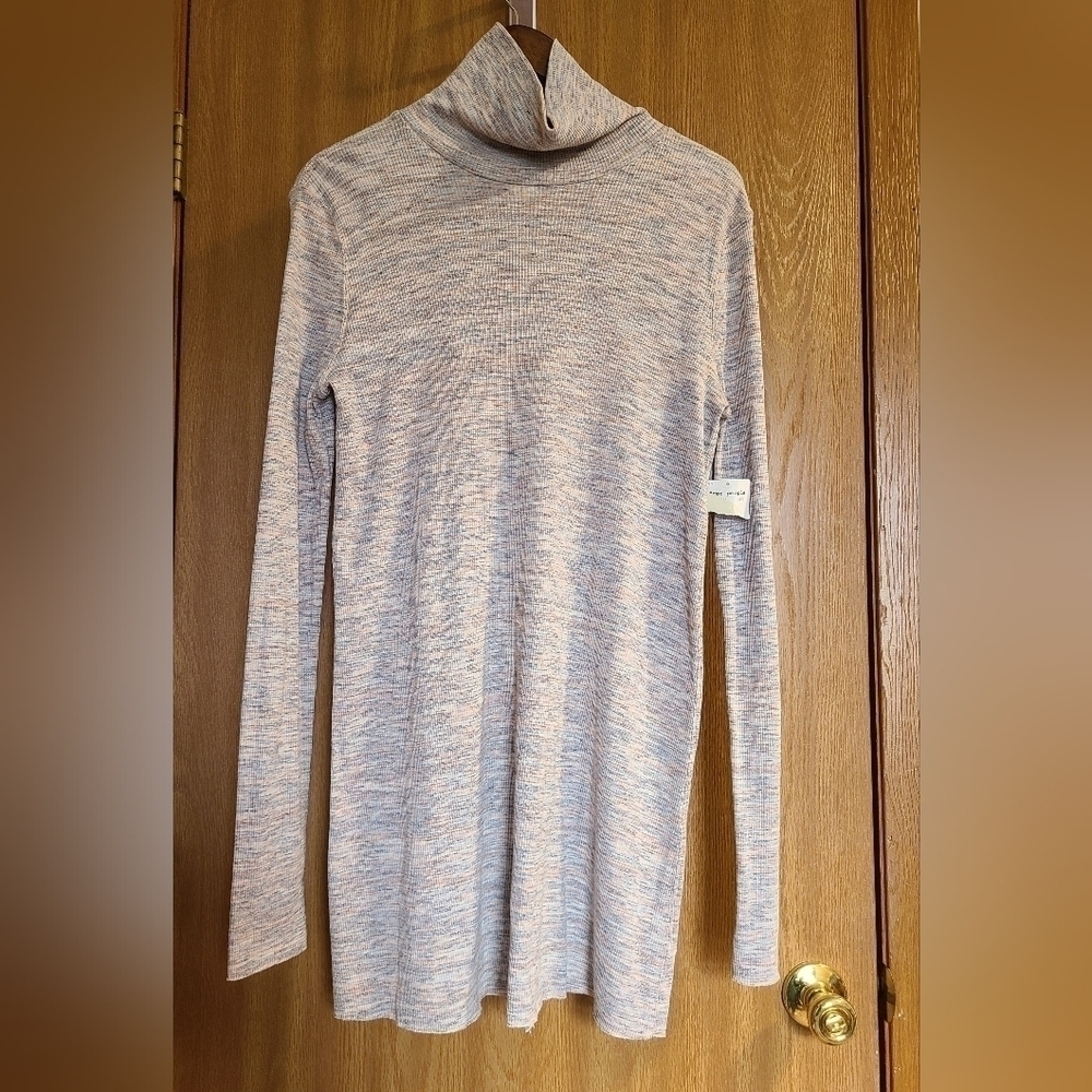 Free People We The Free Stonecold Turtleneck Split Back Tunic - Picture 2 of 8